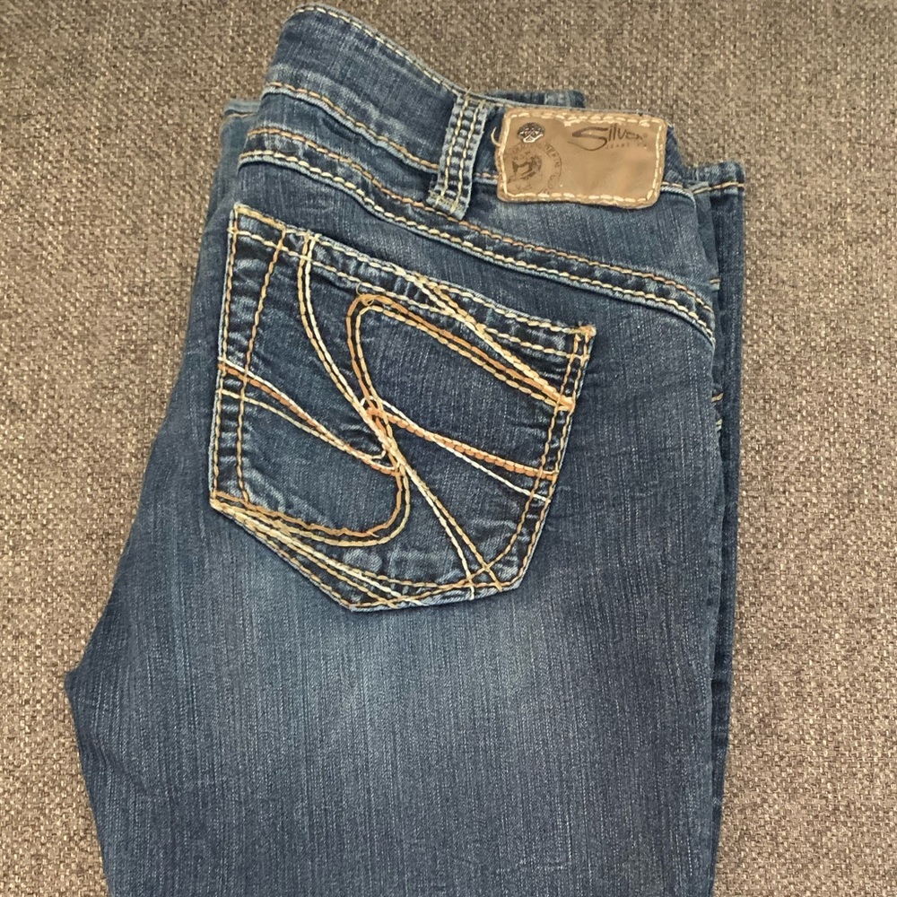 Women Silver jeans